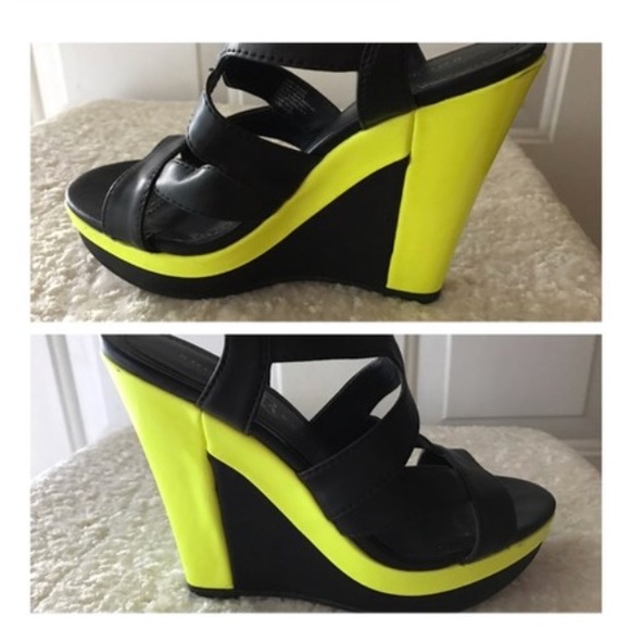 Black and Green Rr Heather Wedges - Picture 4 of 7